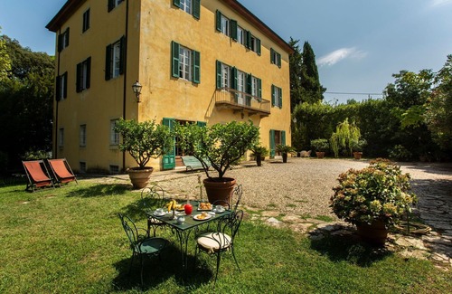 San Michele di Moriano Villa | Private Villa with A/C, WIFI, private pool, TV, patio, panoramic view, parking, close to Lucca