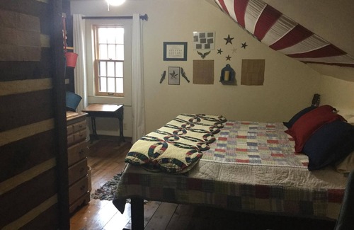 Pembine Bed & Breakfast | Private Americana-Themed Room with shared baths kitchenette