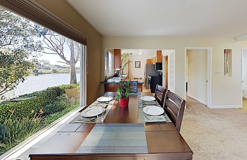Eastside Santa Cruz House | Private Beach House with amazing views of Shwan Lake and Twin Lakes Beach