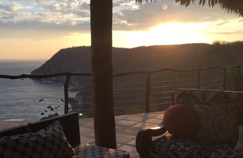 San Pedro Pochutla Villa | Private Cliffside Villa on the Oaxacan Coast with Unforgettable Views, All solar