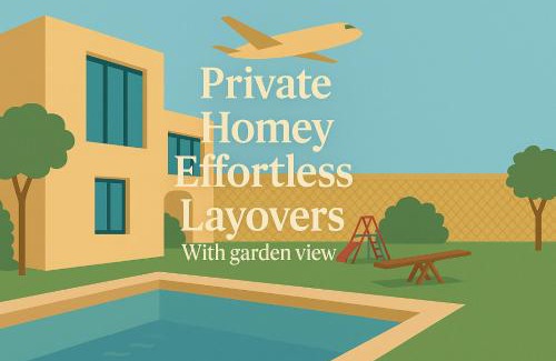 Al Jizah Ski Chalet | Private Comfy Layover near Amman Airport - Aeropuerta Mini Villa