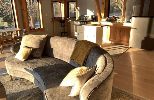 Spring Mills Cottage | Private Escape: Gorgeous Cabin on 20 acres overlooking pond.