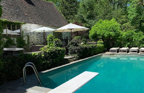 Norwalk House | Private French Country Estate-New Canaan CT-Pool-Film Set-August available