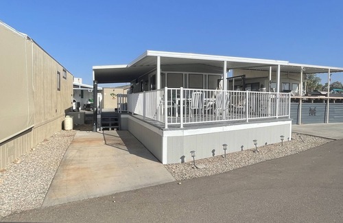 Needles House | Private Gated Community Home With Beautiful Partial Lake View and Launch Ramp.