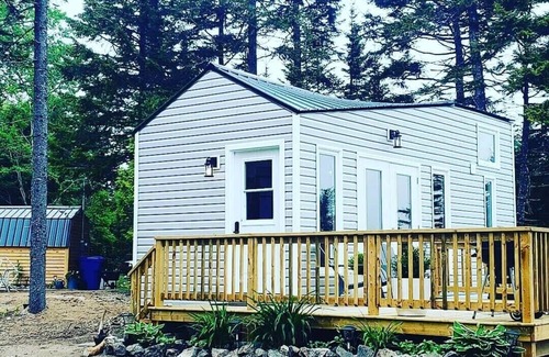 Beaver Harbour House | Private Hot Tub Oceanfront Tiny Home