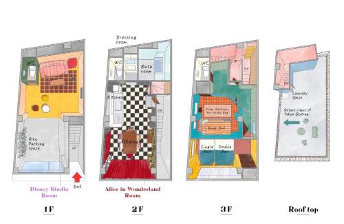 Edogawa Apartment | Private house 100sqm with bicycles Disney 30min