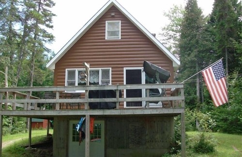 Whitney Cabin | Private Lakefront Retreat on Junior Lake in Lakeville, Maine