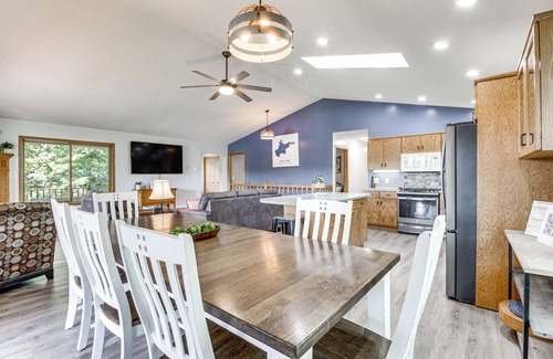 Spicer House | Private Lakefront Retreat w/Hot Tub, Deck & Views