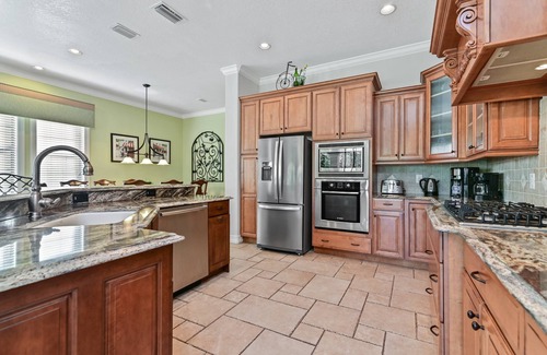 Reunion House | Private, Mediterranean Luxury on Golf Course-6 mi to Disney!