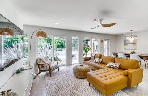 Melbourne Beach House | Private Oasis with Pool Walk to Melbourne Beach!