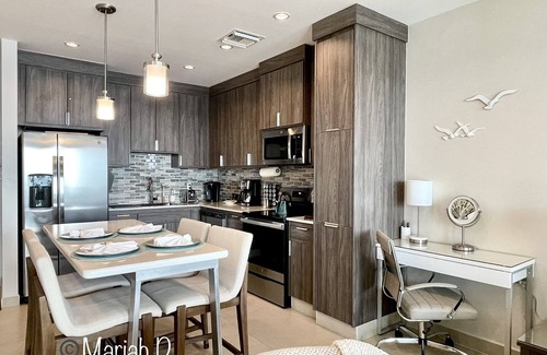 San Pedro Condo | PRIVATE PENTHOUSE VIEWS on the TOP/5th FLOOR! 1 Bedroom Condo at SUNSET CARIBE!