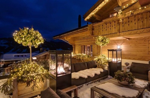 Saanenmöser Ski Chalet | Private Pool & Spa Chalet with Stunning Views