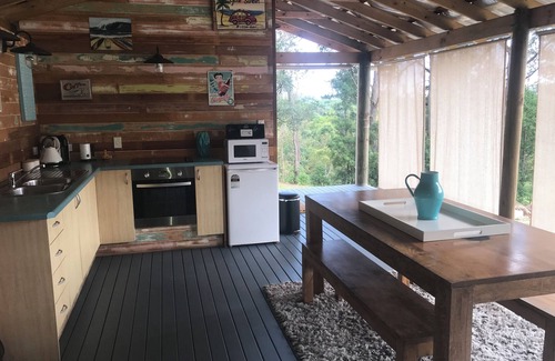 Myocum Cabin | Private relaxing cabin in nature with outdoor bath. 15 mins to Byron Bay town