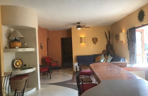 Queretaro Condo | Private Tropical Oasis Steps From the Beach, Dining and Shopping