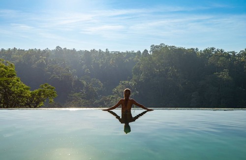 Payangan Villa | Private villa that offers a view of Mount Agung and lush jungle.