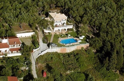 Skala Villa | Private Villa with superb seaview, swimming pool, garden, parking, pet friendly