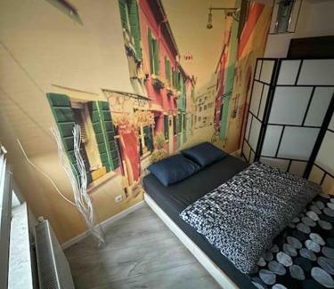 Psie Pole Apartment | Przestronna i jasna kawalerka z balkonem