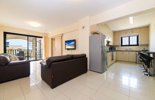 Pyla Apartment | Pyla - Beautiful Private Roof Top Terrace overlooking Pool, coastal & mountains
