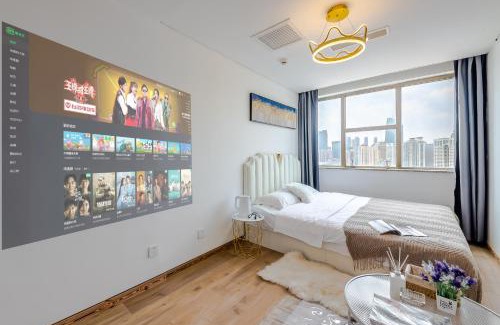 Qingdao City Center Apartment | Qingdao Shanhaiji Sea View B&B Wusi Square Branch