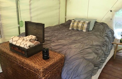 Rushville Bed & Breakfast | Quad Squad Glamping Tent & Breakfast for 2-4+ in Finger Lakes Wine Country