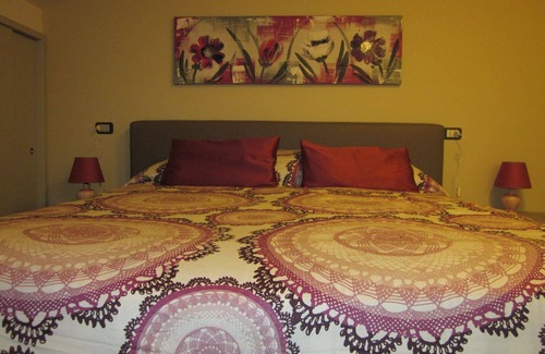 Campolattaro House | Quadruple Room Delux - Bedroom with lake view