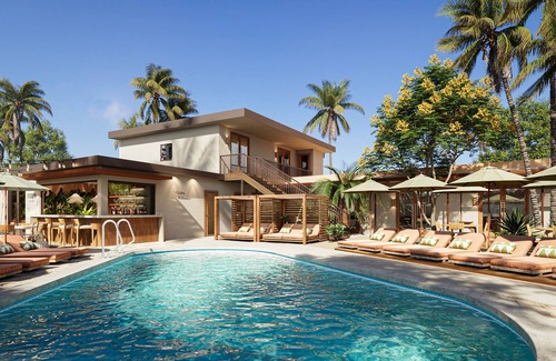 Old Las Palmas Hotel | Queen Suite with Poolside Charm