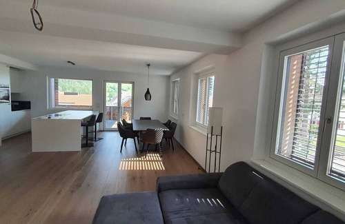 Muhlbach Apartment | Quiet and modern vacation oasis in the middle of the village with dream views, garden & pool