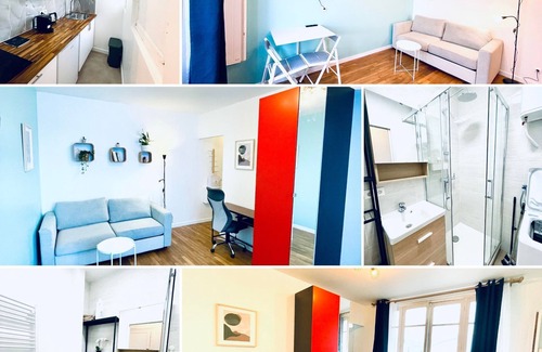 Saint-Ouen Apartment | Quiet, bright, fully-equipped studio in the Pleyel district