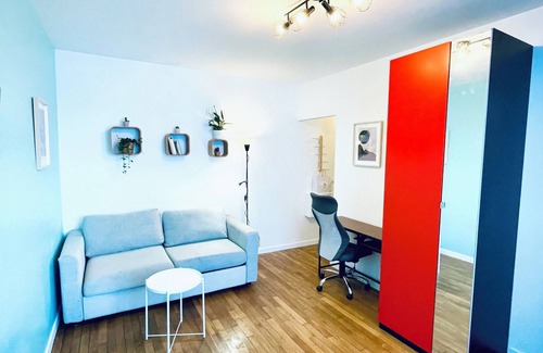 Saint-Ouen Apartment | Quiet, bright, fully-equipped studio in the Pleyel district