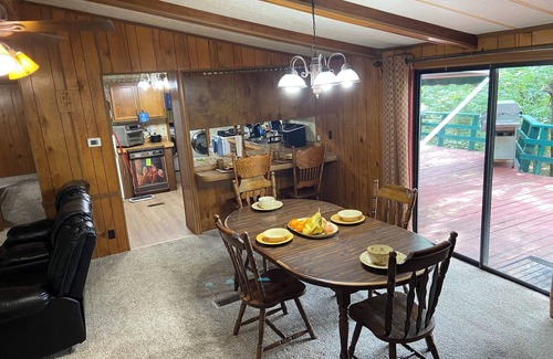 Flint Creek Cabin | Quiet cabin in the woods w/access to pools, river, & lakes in gated community!