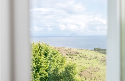 Campbeltown Cottage | Quiet, cosy country cottage with views across the Firth of Clyde to Ailsa Craig