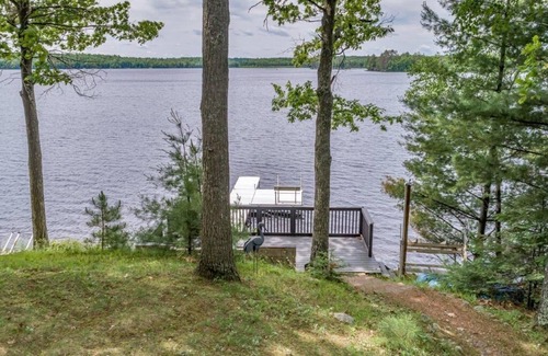 Elcho Cottage | Quiet cottage with stunning peaceful lake views near Elcho and Pelican Lake WI