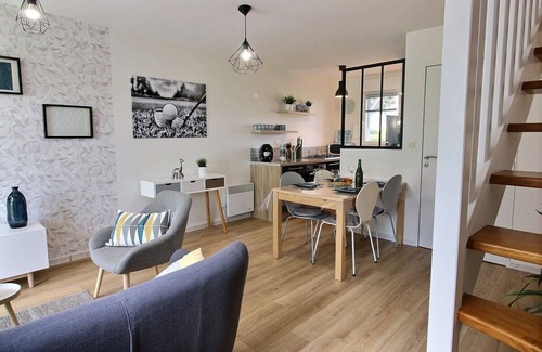 Pleneuf-Val-Andre House | Quiet house "Le Green" in the Domaine du Golf with swimming pool - near beaches
