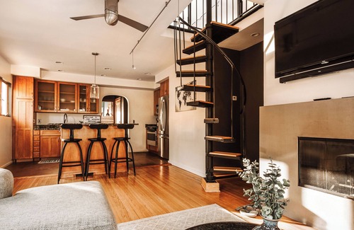 Powderhorn House | Quiet Neighborhood-Skylights-Spiral Stairs!
