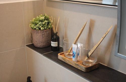 Langenhorn Apartment | R B Apartment Hamburg Duo - perfekt für Monteure - Küchenzeile - Smart TV - Bad mit Toilette und Dusche auf dem Flur gegenüber des Zimmers zur Alleinnutzung