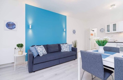 Warszawskie Apartment | Rakowicka 20H | White and Blue Apartment | Terrace