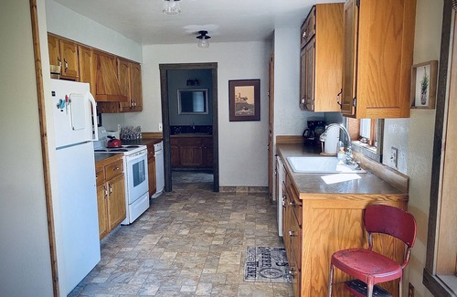 Frenchtown House | Ranch-style home with horse property and fenced yard