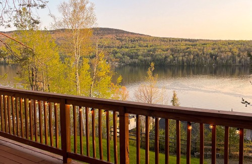 Rangeley House | Rangeley Lake Views at The Pine Tree Perch. Close to Town & Saddleback Mountain.