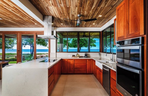 Playa Grande House | Rare Find: Beachfront Villa w/Private Pool & Spacious Backyard, Surf Break Right at Your Doorstep!