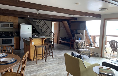 Sitka House | Raven's Roost- Cedar A-Frame Cabin Directly On The Ocean.