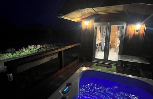 Cornhill on Tweed Ski Chalet | Redwood Lodge - Idyllically situated Lakeside & private hot tub fishing riding