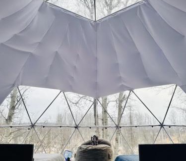 Central Alberta House | Refuge Bay's Aer XL Dome Luxury Off Grid Escape