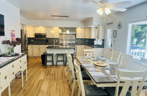 West Cape May House | Relax at this Cape Escape Pool & Spa, Lower Unit, 4 Bed 2.5 Bath, Expansive Deck
