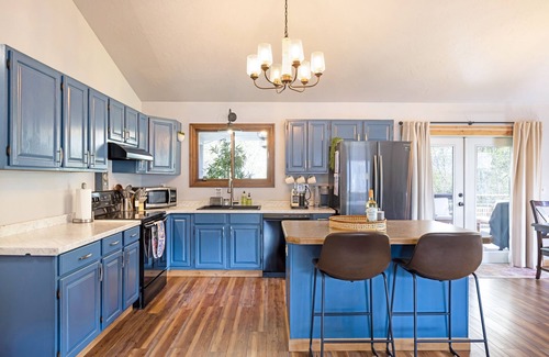 Evaro House | Relaxing Creekside House: Creek, Hot Tub, & Yard Games