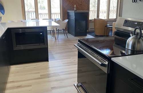 Remer House | Relaxing Lakefront Gem: Cozy Cabin, Hot Tub & Private Natural Shoreline