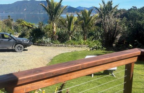 Saint Omer House | Remote Pelorus Sound Kiwi Bach on the Beach with Great Views