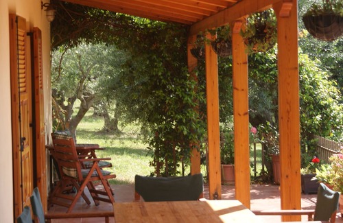 Zakharo Villa | Renovated traditional farmhouse overlooking the sea 400 olive trees.