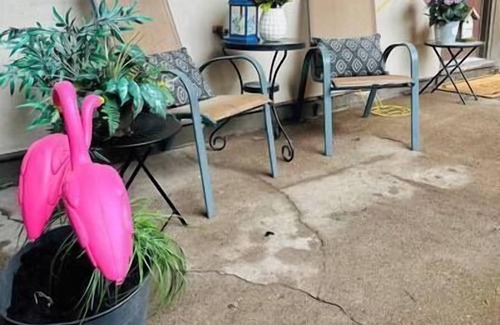 Moline Apartment | Retro & Modern Downtown w/Deck, Fire Pit, Pac Man