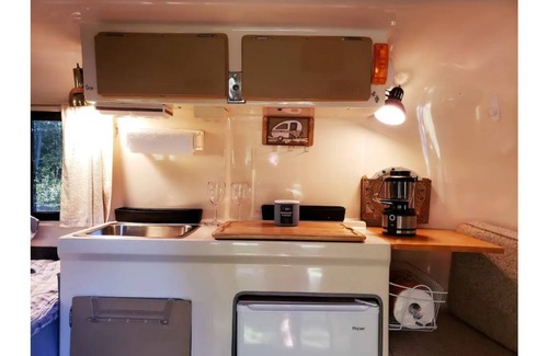 Pine Bush House | Retro vintage glamping in a super rare Uhaul RV