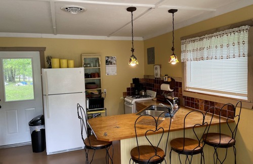 Bourbon Cabin | RGM Farms Guesthouse, rustic yet comfy with kitchenette.